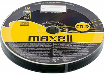 KALAM.KZ - Диск CD-R Maxell 52x700MB. 80мин, шпин.10шт,