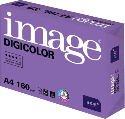 Бумага белая Image Digicolor А4, 160гр, 250л, матовая, без покрытия