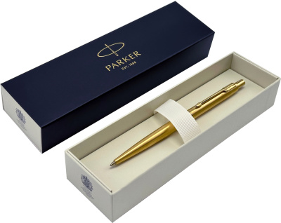 KALAM.KZ - Ручка шариковая "Classic Gold SS GT" синяя, 1.0мм, кнопочн., подар. упак, Parker 