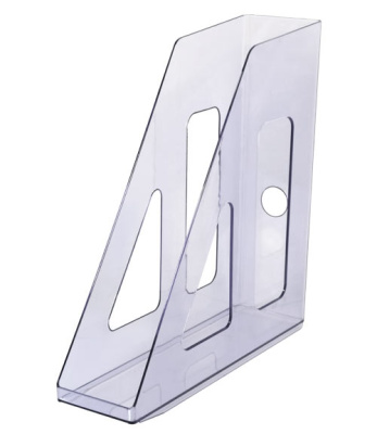 Лоток вертикальный A4, 70мм, тонированный серый Стамм Актив