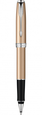 Ручка роллерная Parker Sonnet Premium Pink Gold CT, 1,0 мм М, черная S0947280