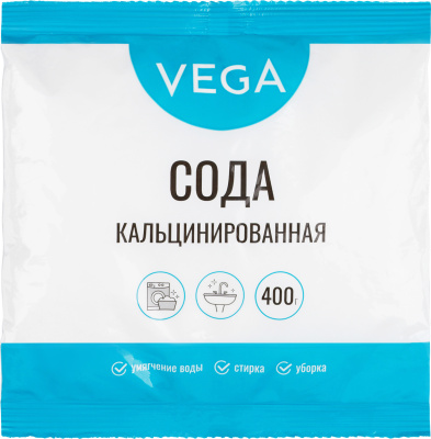KALAM.KZ - Сода кальцинированная, 400гр., Vega