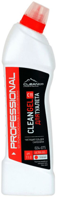 Чистящее средство для сантехники 750мл, гель, дозатор, "CleanGel C11"