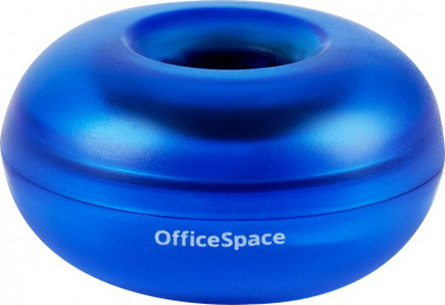 Подставка для скрепок магнитная, без скрепок, синяя OfficeSpace