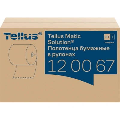 KALAM.KZ - Полотенца бумажные 2х-слойные "150м Tellus"  с втулкой, без обертки 6 шт в уп.