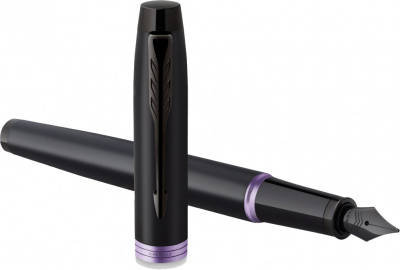 KALAM.KZ - Ручка перьевая IM Professionals Amethyst Purple BT, синяя, 0,8мм, Parker