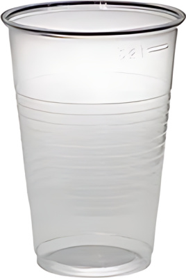 Стакан одноразовый, 200мл прозрачный (ПП, СтиролПласт) эконом, 100 шт/уп (упаковками) 