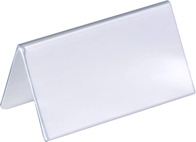 KALAM.KZ - Указатель настольный, 52/104x100мм, двухсторонний, прозрачный Durable