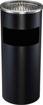 KALAM.KZ - Урна пепельница металлическая,круглая черная