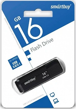 KALAM.KZ - Флеш-накопитель USB 3.0 Smartbuy 16GB Dock Black