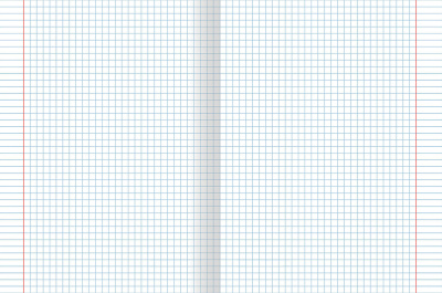 Тетрадь 48л, А5, клетка, скрепка, простые тексты, Эксмо