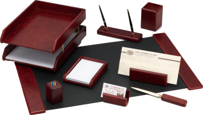 KALAM.KZ - Набор настольный 9 предметов, красное дерево Good Sunrise купить KALAM.KZ - Набор настольный 9 предметов, красное дерево Good Sunrise