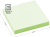 Бумага для заметок самоклеющаяся 76x76мм, 80л, зеленая OfficeSpace