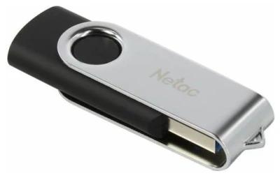 KALAM.KZ - Флеш-накопитель USB 16GB Netac 3.0 U505 NT03U505N-016G-30BK серебристый/черный