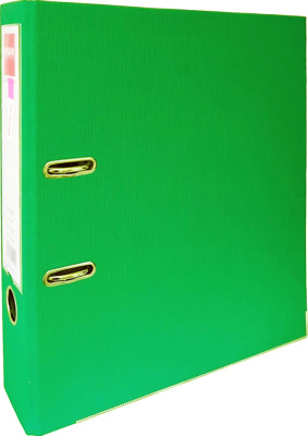 Регистратор A4, 72мм, PVC/Paper, салатовый Eisear