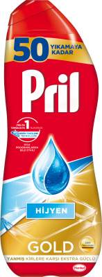 Средство для посудомоечных машин 900 мл, "Pril" 50 цикл х 10 Экселленс гель, гигиена 