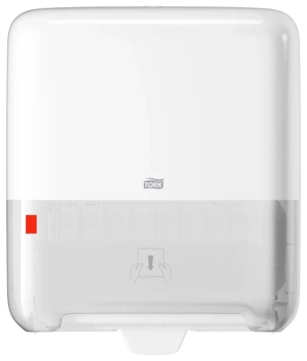 Диспенсер для бумажных полотенец в рулонах, Matic Tork H1 белый 