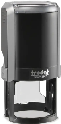 KALAM.KZ - Оснастка круглая d42мм, для штампа 4642 с подушкой, серая Trodat с крышкой