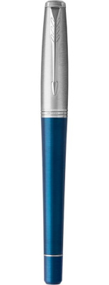 KALAM.KZ - Ручка роллерная Parker Urban Premium Dark Blue CT, 0,8 мм F, черная 1931566