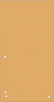 KALAM.KZ - Разделитель 105x235мм, 100л, 190гр, бумажный, 4 отверстия, оранжевый Donau