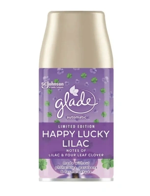 Освежитель воздуха 269мл, Glade сменный для automatic "Happy Lucky Lilac" 