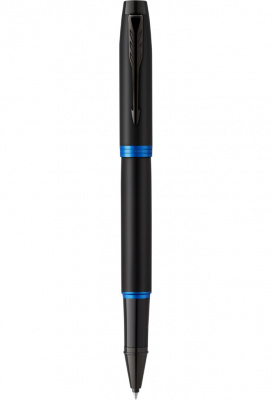 Ручка роллерная Parker IM Professionals Marine Blue BT, 0,8 мм F, черная, 2172860