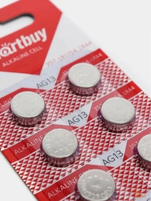 KALAM.KZ - Батарейка AG13, 10V, Alkaline (блистер 10шт) Smartbuy (часовая)