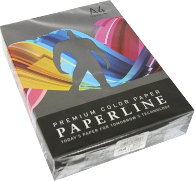 Бумага цветная "Paperline №272", A4, 80гр, 500л, Platinum бледно серый металлик