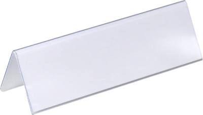 KALAM.KZ - Указатель настольный, 61/122х210мм, двухсторонний, прозрачный Durable