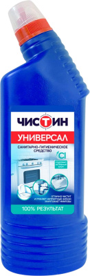 Чистящее средство для уборки 750 мл, универсальное Чистин,  "Универсал", активный хлор