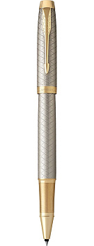KALAM.KZ - Ручка роллерная Parker IM Premium Warm Silver (grey) GT, 0,5 мм F, черная 1931686