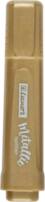 KALAM.KZ - Маркер текстовой 1-4.5мм, скошенный наконечник, "Metallic", 4 цвета в наборе, Luxor 