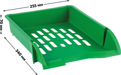 KALAM.KZ - Лоток горизонтальный А4, зеленый Стамм Лидер