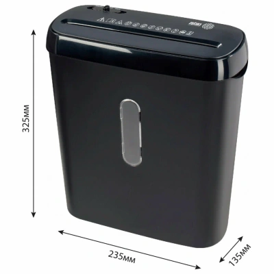 KALAM.KZ - Шредер секр.2(6мм), 6 листов, 8л, 1,6кг, CACTUS CS-SH-A1