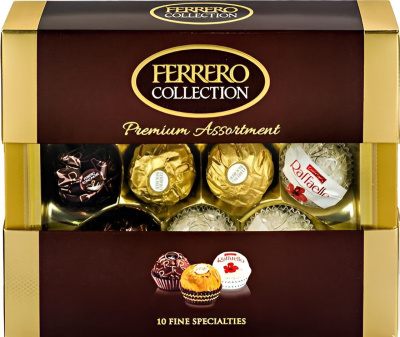 Конфеты Ferrero Rosche 109гр.,10шт в коробке
