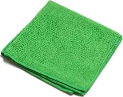 Салфетка 40*40см, микрофибра 1 шт. "Универсальная" (Green) цвет: зеленый