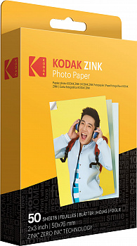Фотобумага для портативного фотопринтера 2х3 Kodak ZINK 50 шт
