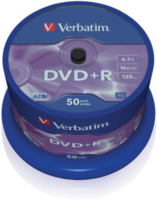 Диск DVD-R  Verbatim 16 x 4.7GB 700MB, SP-050 Matt Silver Диск DVD-R  Verbatim 16 x 4.7GB 700MB, SP-050 Matt Silver