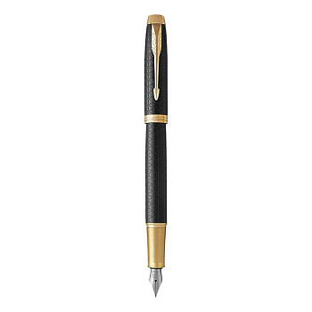 KALAM.KZ - Ручка перьевая Parker IM Premium Black GT, 0,8 мм F, синяя 1931646