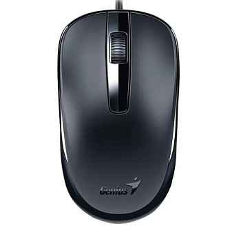KALAM.KZ - Компьютерная мышь, Genius, DX-120, Оптическая, 1000dpi, USB, Длина кабеля 1,5 метра, Черный