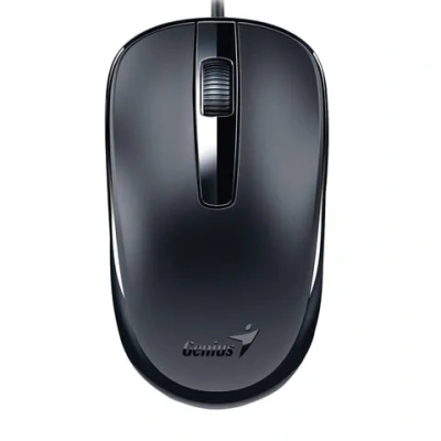 Мышь проводная Genius DX-120, Оптическая, USB, 1000dpi, Длина кабеля 1,5м, Black