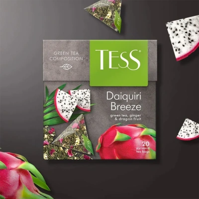 KALAM.KZ - Чай зеленый, 20 пирамидок Daiquiry Breeze TESS