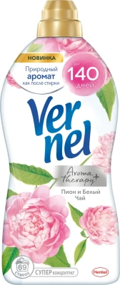 Кондиционер для белья 1.74л Vernel Арома+пион и белый чай