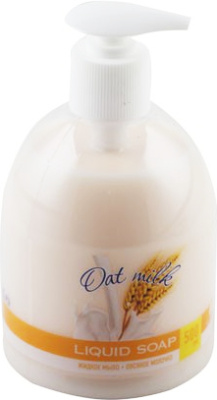 Мыло жидкое 500мл крем, Овсяное молочко, с дозатором "Нәзіктік"  (Нежность)
