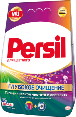 Порошок, Persil 1,5 кг, для стирки, автомат, Color