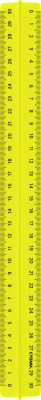 KALAM.KZ - Линейка 30см, неоновые цвета, с держателем,  пластик, Стамм
