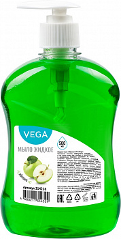 KALAM.KZ - Мыло жидкое 500мл, с дозатором Vega "Яблоко"