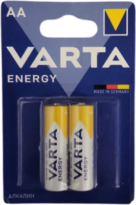 Батарейка AA, 1.5V, (блистер 2шт) Varta Energy Mignon