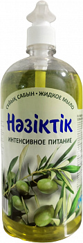KALAM.KZ - Мыло жидкое 1000мл, "Нәзіктік" Зеленая олива (Нежность)