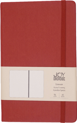 Книга для записей А5(135х213), 96л.,обл. иск. кожа, Имбирный пряник, Joy Book ЭКСМО